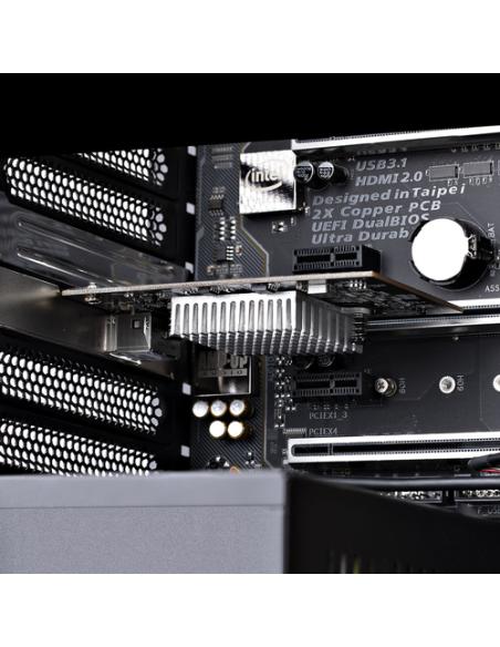 StarTech.com Tarjeta PCIe Adaptadora de Red de 1 Puerto RJ45 10Gb para PC o Servidor, Tarjeta PCI Express Ethernet de 6 Velocida