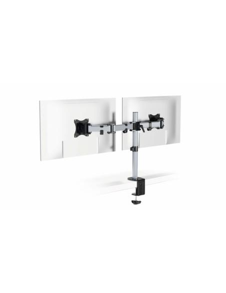 Durable 509523 soporte para monitor 68,6 cm (27") Pared Plata