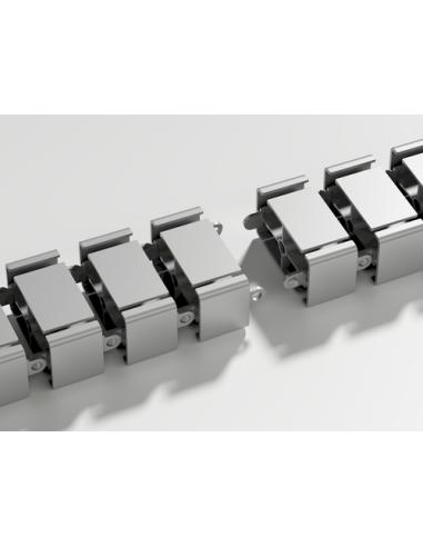 Equip 650860 organizador de cables Escritorio Pasacables Gris 1 pieza(s)