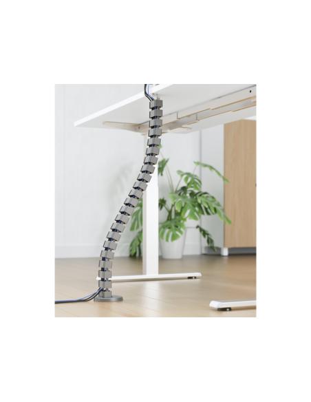 Equip 650860 organizador de cables Escritorio Pasacables Gris 1 pieza(s)