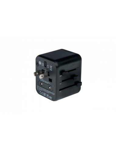 Verbatim 49544 adaptador de enchufe eléctrico Universal Negro