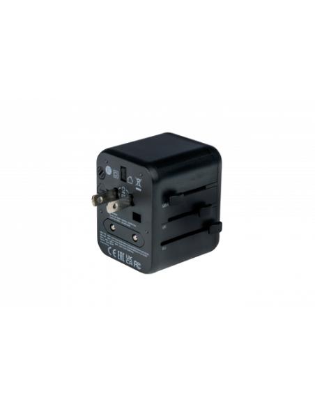 Verbatim 49544 adaptador de enchufe eléctrico Universal Negro