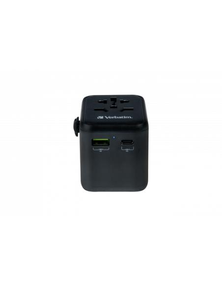 Verbatim 49544 adaptador de enchufe eléctrico Universal Negro