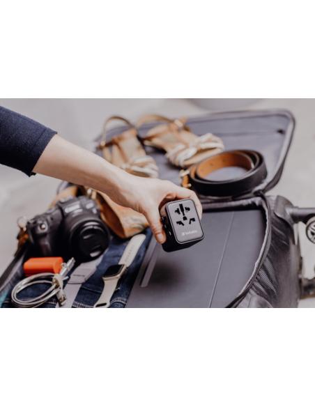 Verbatim 49544 adaptador de enchufe eléctrico Universal Negro