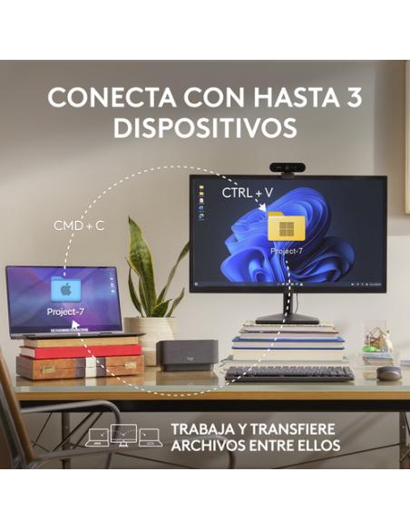 Logitech 910-006931 ratón Oficina mano derecha RF Wireless + Bluetooth Laser 8000 DPI