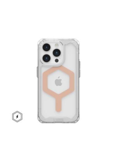Urban Armor Gear Plyo Magsafe funda para teléfono móvil 15,5 cm (6.1") Oro rosa, Transparente