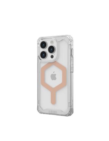 Urban Armor Gear Plyo Magsafe funda para teléfono móvil 15,5 cm (6.1") Oro rosa, Transparente
