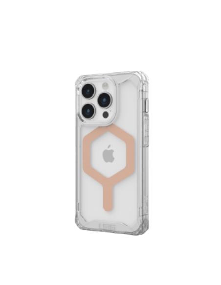 Urban Armor Gear Plyo Magsafe funda para teléfono móvil 15,5 cm (6.1") Oro rosa, Transparente
