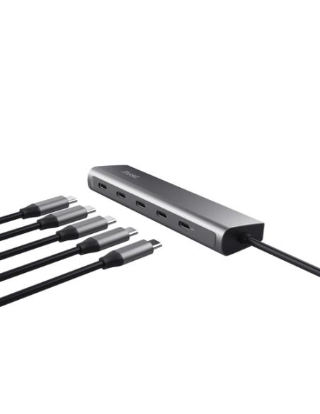 Trust Halyx USB 3.2 Gen 1 (3.1 Gen 1) Type-C Plata