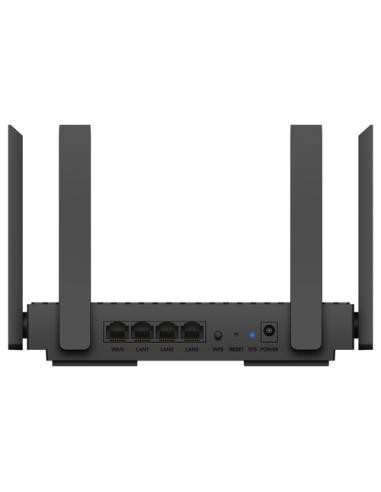 Cudy WR1500 router inalámbrico Gigabit Ethernet Doble banda (2,4 GHz / 5 GHz) Negro