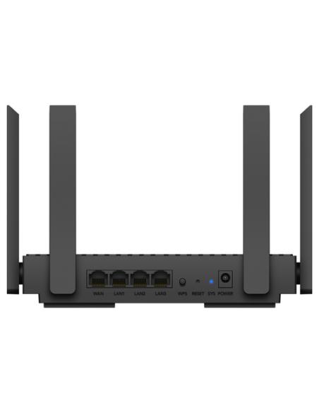 Cudy WR1500 router inalámbrico Gigabit Ethernet Doble banda (2,4 GHz / 5 GHz) Negro