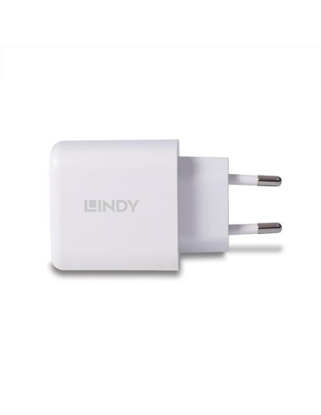 Lindy 73428 cargador de dispositivo móvil Universal Blanco Corriente alterna Carga rápida Interior