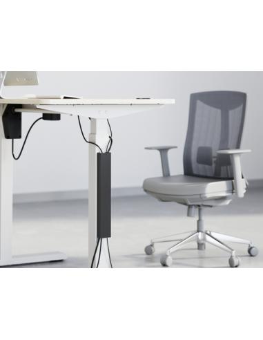Equip 650865 organizador de cables Escritorio Bandeja de cables Negro