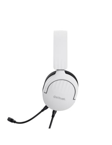 Trust GXT 489W FAYZO Auriculares Alámbrico Diadema Juego Negro, Blanco