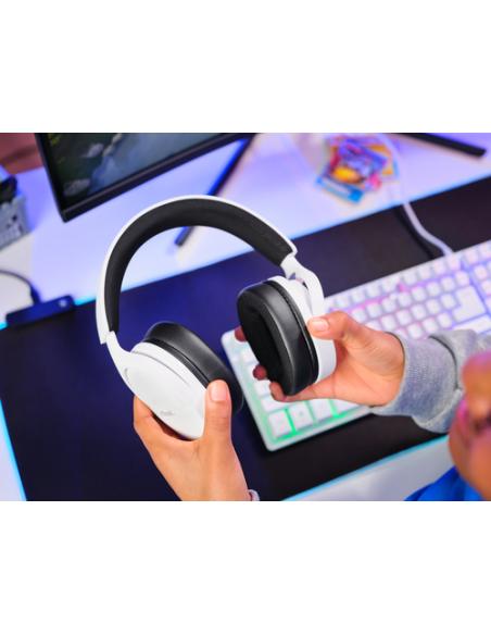 Trust GXT 489W FAYZO Auriculares Alámbrico Diadema Juego Negro, Blanco