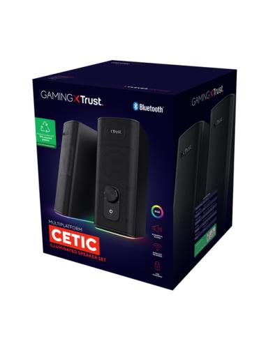 Trust GXT 612 CETIC Negro Inalámbrico y alámbrico 18 W