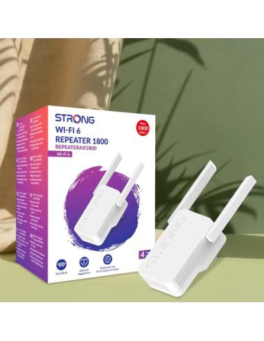 Strong AX1800 Repetidor de red 1800 Mbit/s Blanco