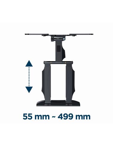 Gembird WM-55ST-01 soporte para TV 139,7 cm (55") Acero