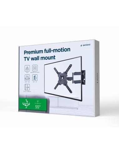 Gembird WM-55ST-01 soporte para TV 139,7 cm (55") Acero