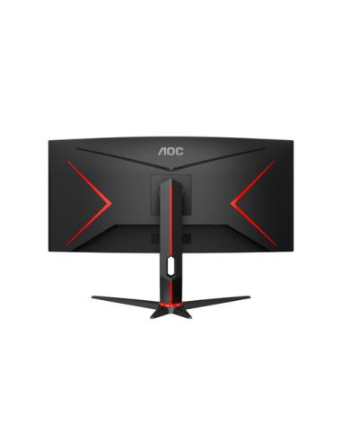 AOC G2 CU34G2XP pantalla para PC 86,4 cm (34") 3440 x 1440 Pixeles UltraWide Quad HD LED Negro, Rojo