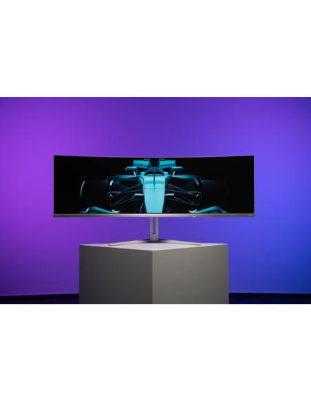 Philips Evnia 8000 49M2C8900/00 pantalla para PC 124,2 cm (48.9") 5120 x 1440 Pixeles Dual QHD QD-OLED Blanco