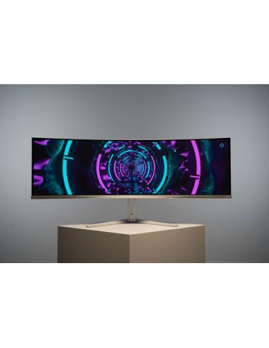 Philips Evnia 8000 49M2C8900/00 pantalla para PC 124,2 cm (48.9") 5120 x 1440 Pixeles Dual QHD QD-OLED Blanco
