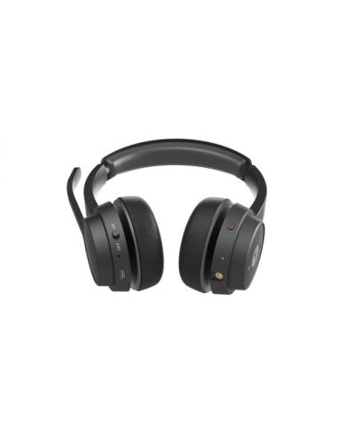 Conceptronic POLONA04B auricular y casco Auriculares Inalámbrico y alámbrico Diadema Llamadas/Música USB Tipo C Bluetooth Negro