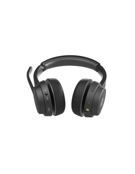 Conceptronic POLONA04B auricular y casco Auriculares Inalámbrico y alámbrico Diadema Llamadas/Música USB Tipo C Bluetooth Negro