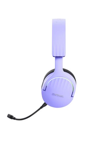 Trust GXT 491P FAYZO Auriculares Inalámbrico y alámbrico Diadema Juego USB tipo A Bluetooth Negro, Púrpura