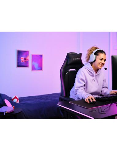 Trust GXT 491P FAYZO Auriculares Inalámbrico y alámbrico Diadema Juego USB tipo A Bluetooth Negro, Púrpura
