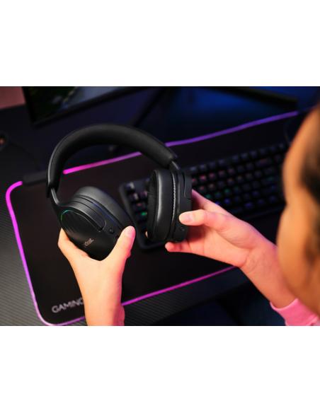 Trust GXT 491 Fayzo Auriculares Inalámbrico y alámbrico Diadema Juego USB Tipo C Bluetooth Negro