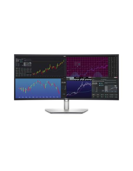 DELL UltraSharp U3423WE pantalla para PC 86,7 cm (34.1") 3440 x 1440 Pixeles UltraWide Quad HD LCD Plata