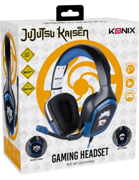 Konix KX JUJUTSU GAMING HEADSET Auriculares Alámbrico Diadema Juego Negro, Azul