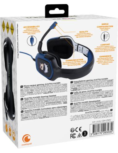 Konix KX JUJUTSU GAMING HEADSET Auriculares Alámbrico Diadema Juego Negro, Azul