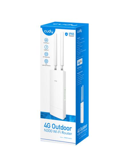 Cudy LT400 router inalámbrico Ethernet rápido Banda única (2,4 GHz) 4G Blanco