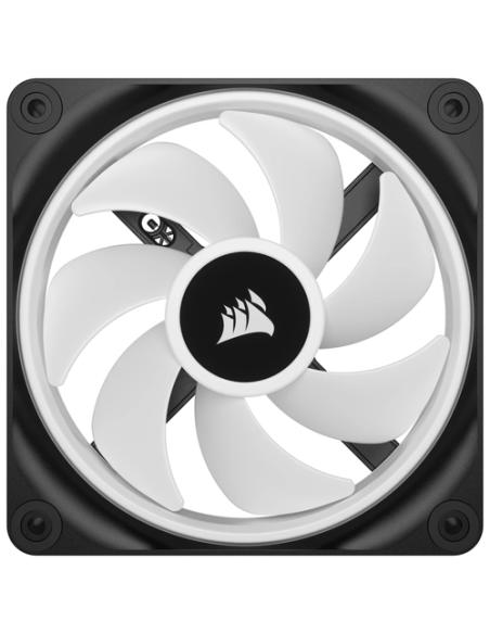 Corsair CUE LINK QX120 RGB Carcasa del ordenador Ventilador 12 cm Negro, Blanco 1 pieza(s)