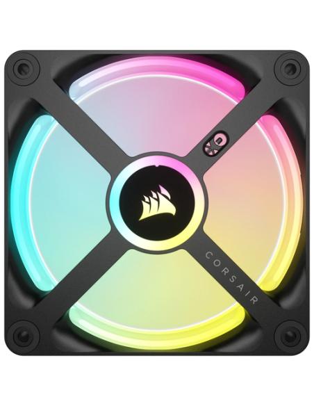 Corsair CUE LINK QX120 RGB Carcasa del ordenador Ventilador 12 cm Negro, Blanco 1 pieza(s)