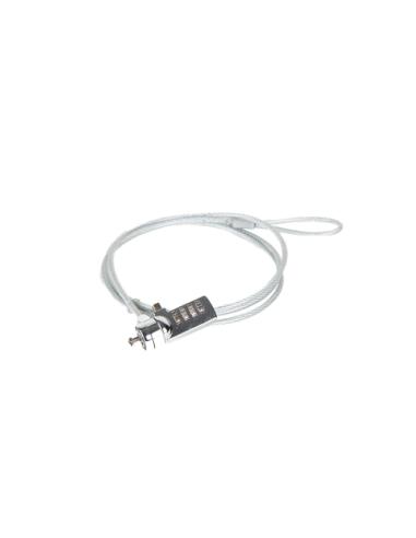 iggual Secure 4D cable antirrobo Plata 1,5 m