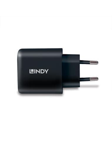 Lindy 73426 cargador de dispositivo móvil Universal Negro Corriente alterna Carga rápida Interior