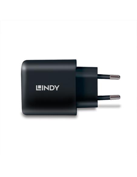 Lindy 73426 cargador de dispositivo móvil Universal Negro Corriente alterna Carga rápida Interior