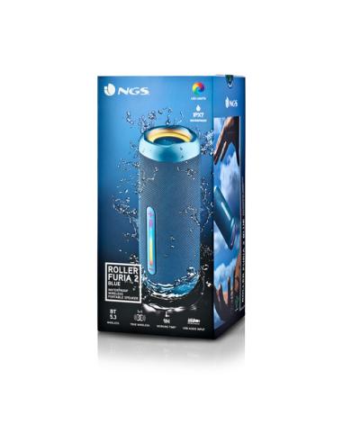NGS ROLLER FURIA 2 Altavoz portátil estéreo Azul 15 W