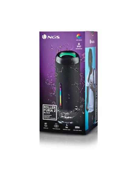 NGS ROLLER FURIA 2 Altavoz portátil estéreo Negro 15 W