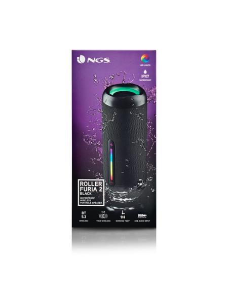 NGS ROLLER FURIA 2 Altavoz portátil estéreo Negro 15 W