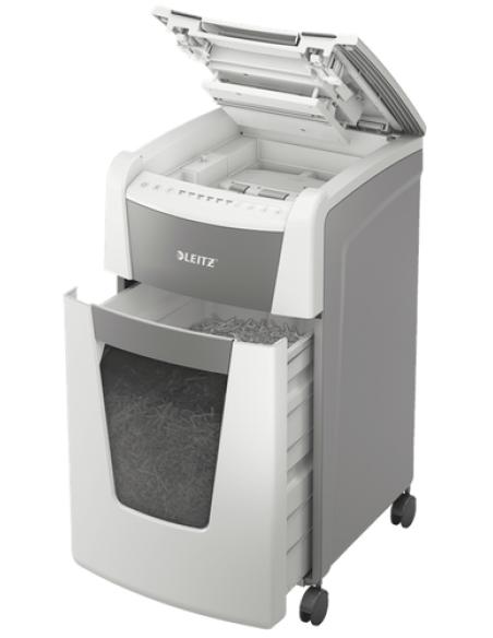 Leitz 80150000 triturador de papel Corte cruzado 55 dB 22 cm Gris, Blanco