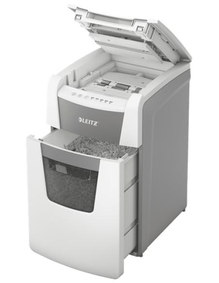 Leitz 80130000 triturador de papel Corte cruzado 55 dB 22 cm Gris, Blanco