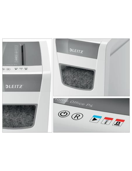 Leitz IQ Slim Office P-4 triturador de papel Corte cruzado 58 dB 22 cm Blanco