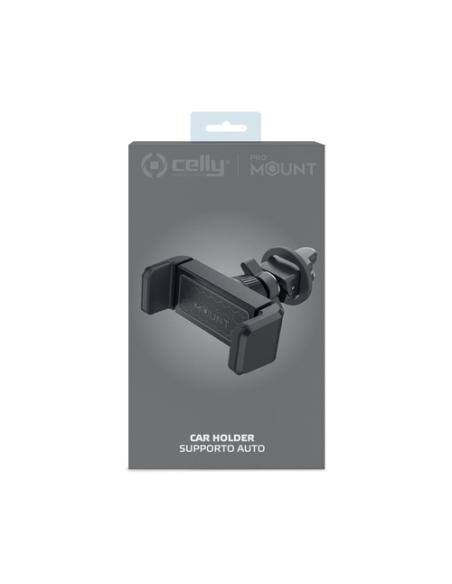Celly MOUNTVENT360BK soporte Soporte activo para teléfono móvil Teléfono móvil/smartphone Negro