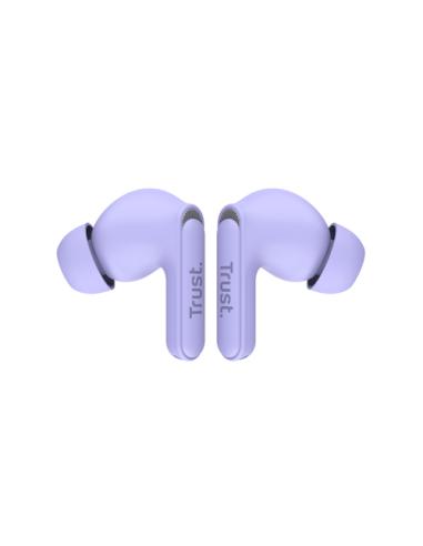 Trust Yavi Auriculares True Wireless Stereo (TWS) Dentro de oído Llamadas/Música USB Tipo C Bluetooth Púrpura