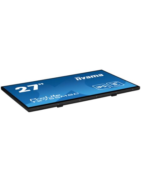 iiyama ProLite T2755MSC-B1 pantalla para PC 68,6 cm (27") 1920 x 1080 Pixeles Full HD LED Pantalla táctil Mesa Negro
