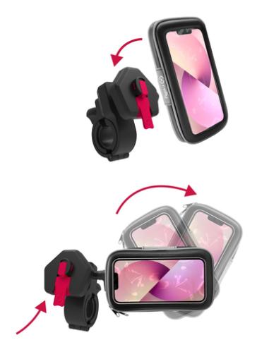 Celly SNAPFLEX Soporte activo para teléfono móvil Teléfono móvil/smartphone Negro